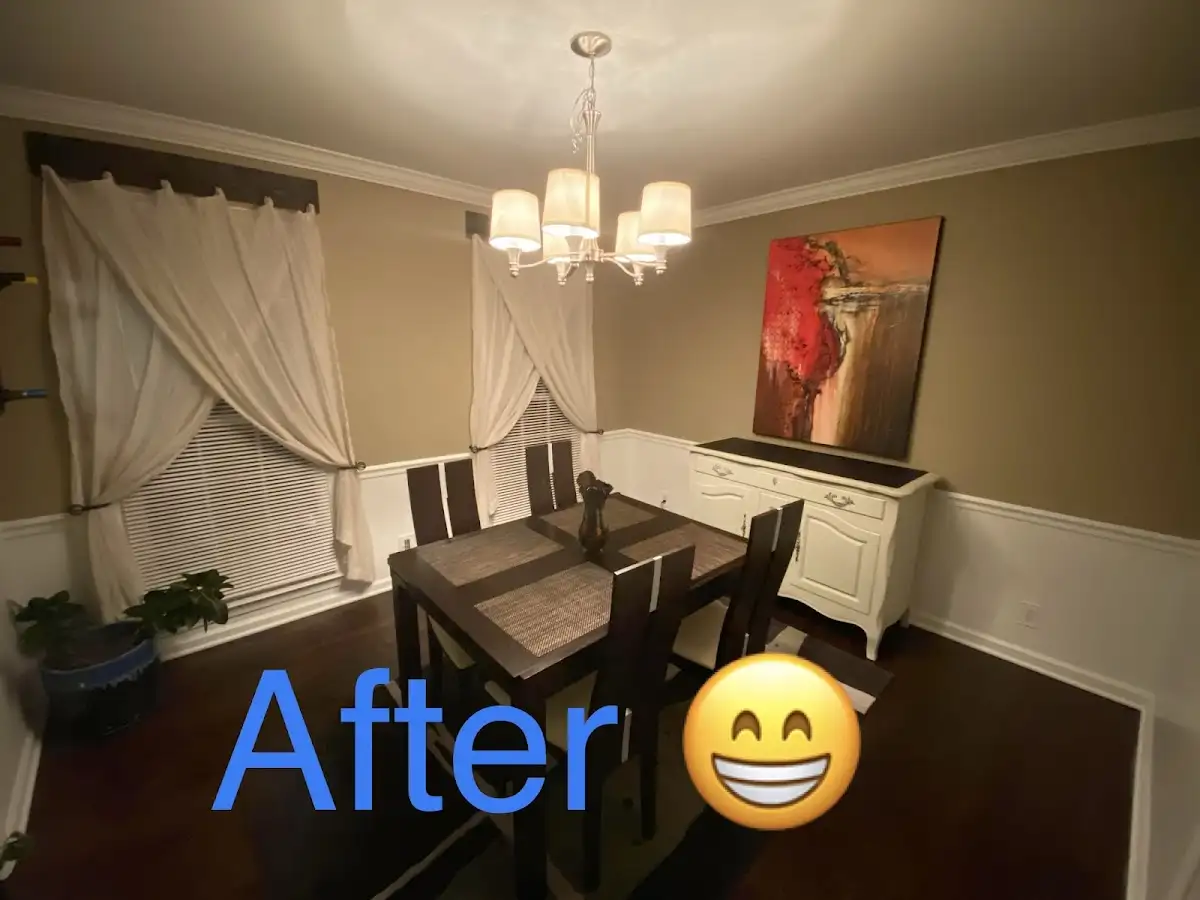 Professional dining room restoration after water damage in West Salem