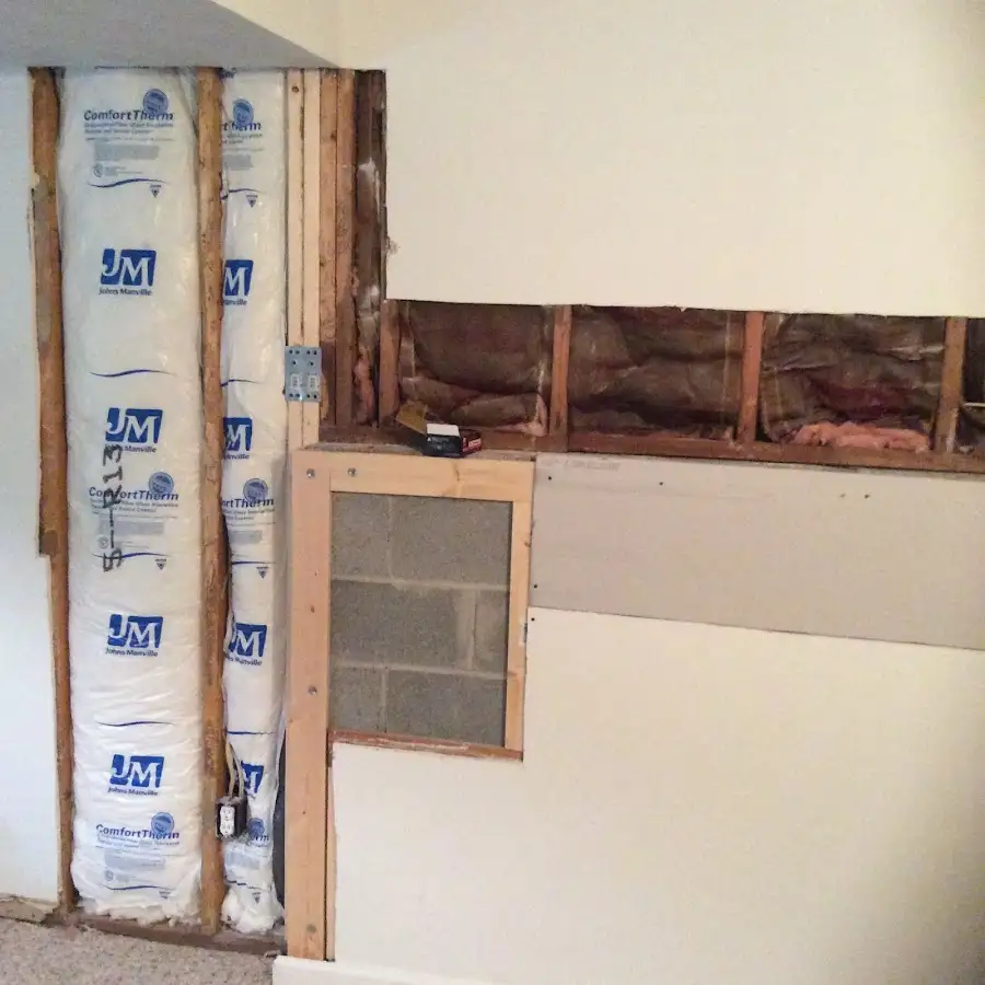 Wall insulation replacement during Structural Drying in West Salem